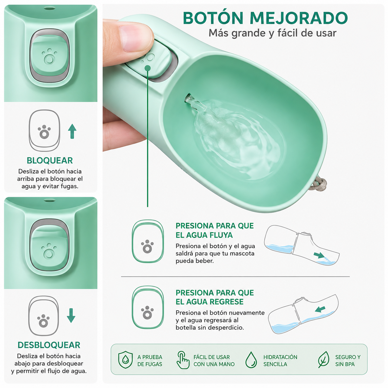 2-in-1 Pet Bottle