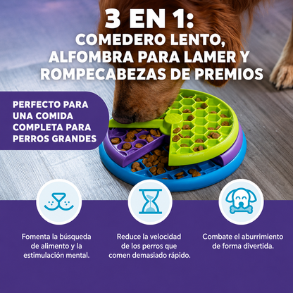 Interactive Dog Puzzle Toy and Slow Feeder